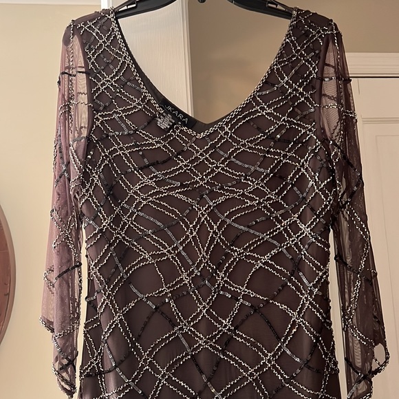 J Kara Sequin Cocktail Dress - Picture 3 of 4